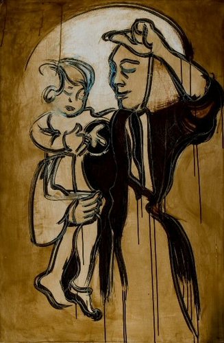 Painting-Figurative-Madonna 