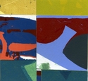 Mixed Media--On Paper-Non-representationalcollage