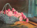 Peonies in Basket