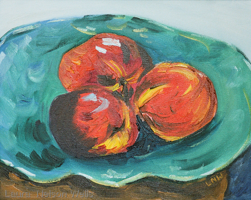 Painting-Oil-Nectarines