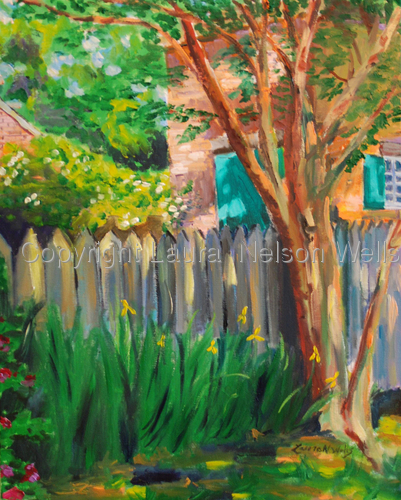Painting-Oil-Irene's Garden