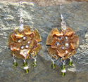 %23178E%20-%20Flower%20mixed%20metal%20earrings (thumbnail)