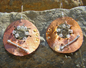 %23180E%20-%20Mixed%20metal%20circle%20earrings (thumbnail)