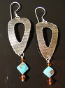 %23203E%20-%20Argentium%20silver%20teardrop%20earrings%20with%20turquoise (thumbnail)