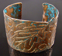 #204B - Copper Oak Leaf cuff %23204B%20-%20Copper%20Oak%20Leaf%20cuff (thumbnail)