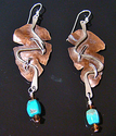 177E%20-%20Leaf%20mixed%20metal%20earrings (thumbnail)