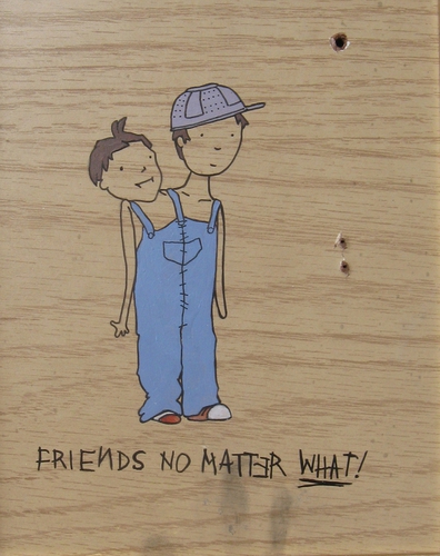 Painting-Acrylic-Friends No Matter What 