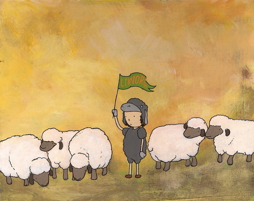 Painting-Linworth: Where Black Sheeps Become Shepherds