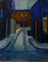 Painting--Acrylic-CityscapeBack Garage