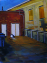 Painting--Acrylic-CityscapeAfter the Rain