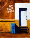 Painting--Acrylic-CityscapeTrouble With Words