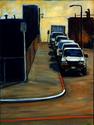 Painting--Acrylic-CityscapeCompany Parking