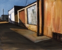 Painting--Acrylic-LandscapeAlley Afternoon