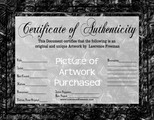 Other-Certificate Of Authenticity
