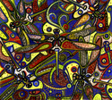 Painting--Watercolor-Abstractdragonflies 2