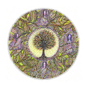Painting--Watercolor-Abstractforest mandala