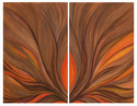 Painting--Watercolor-AbstractTransformation I and II