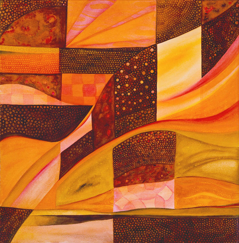 Painting-Abstract-Orange Study