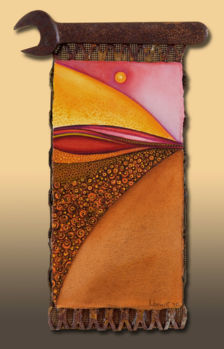 Mixed Media-Representational-Hopeful Horizon