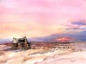 Sunset on the Shack