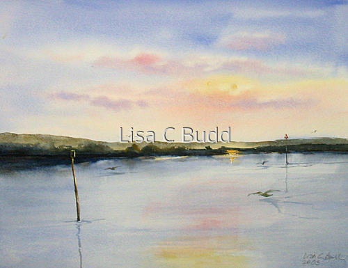 Print Making-Giclee-Dock Road Sunrise