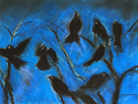 Flock%20of%20Crows%20on%20Blue (thumbnail)