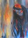 Painting--Acrylic-FigurativeDream Girl series-Daydream