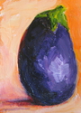 Painting--Acrylic-Still LifeEggplant