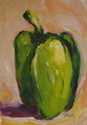 pepper, bell pepper, still life, vegetable, acrylic - Still Life Painting