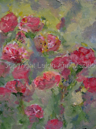 Painting-Floral-Pink Roses