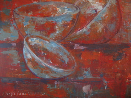 Painting-Still Life-Three Bowls