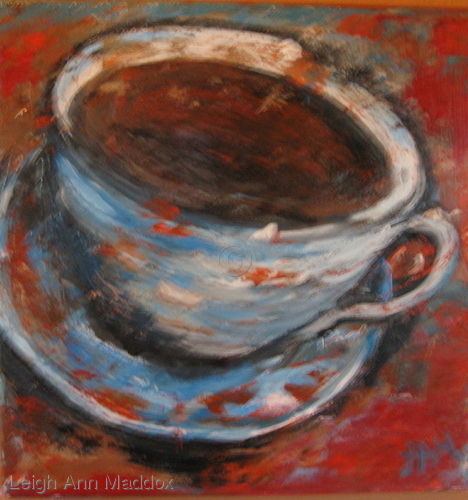 Painting-Still Life-Coffee  Cup