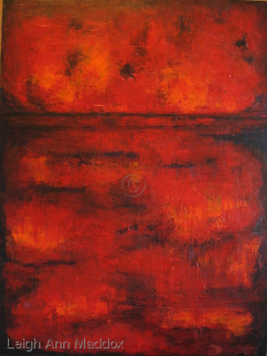 Painting-Landscape-Red Landscape