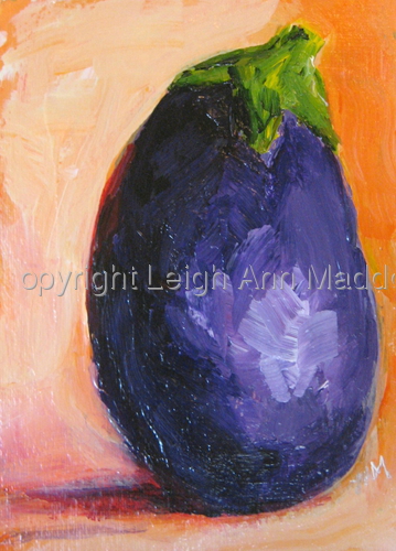 Painting-Still Life-Eggplant