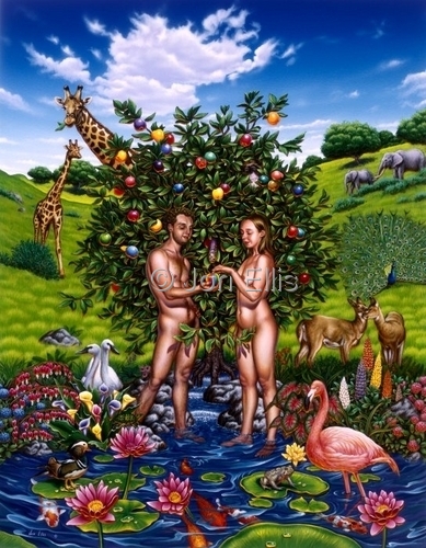 Painting-Adam & Eve