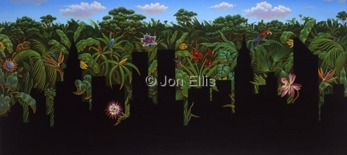 Painting-Jungle City