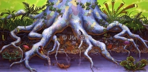 Painting-Tree Root People