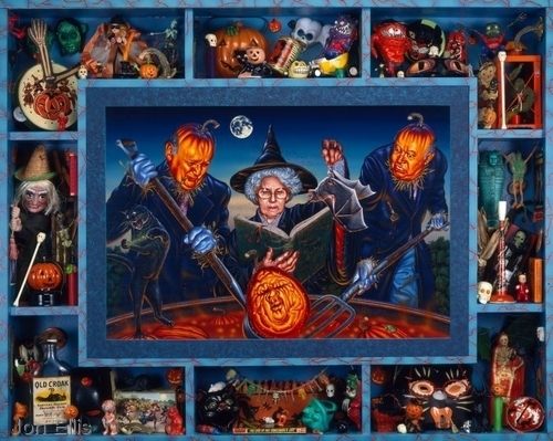 Mixed Media-Pumpkin Slaves