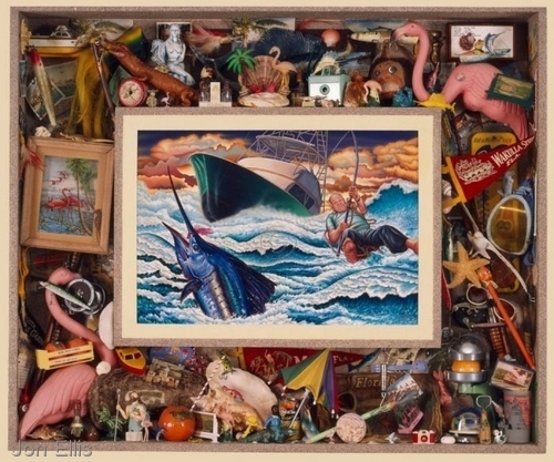 Mixed Media-Florida Fishing Dream Cell