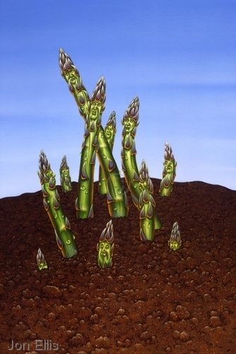 Painting-Asperagus People