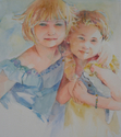 Painting--Watercolor-PortraitDolphin Adventure