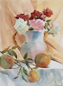 Painting--Watercolor-Still LifeRose Glow