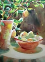 Painting--Watercolor-Still LifePears