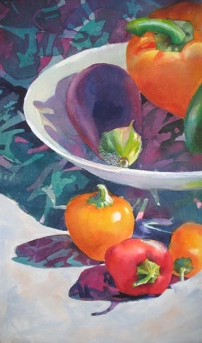 Painting-Figurative-wok toss
