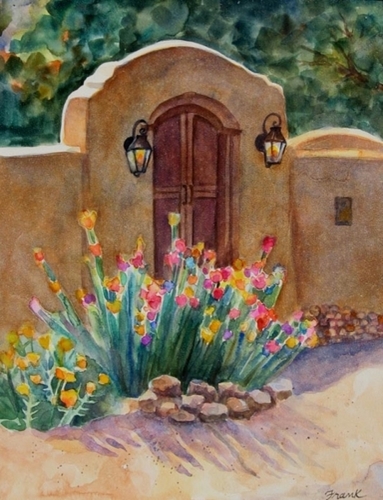 Painting-Landscape-Santa Fe Door