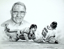 Drawing--Pencil-PortraitSkip Caray/Sid Slid