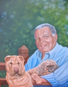 Painting--Oil-PortraitBobby Cox and Friends -Retirement Portrait