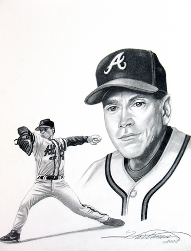 Drawing-Portrait-Tom Glavine