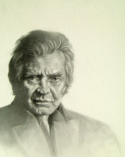 Drawing-Portrait-Johnny Cash
