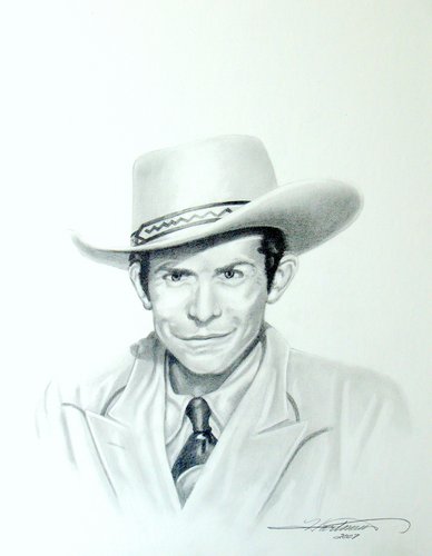 Drawing-Portrait-Hank Williams, Sr.